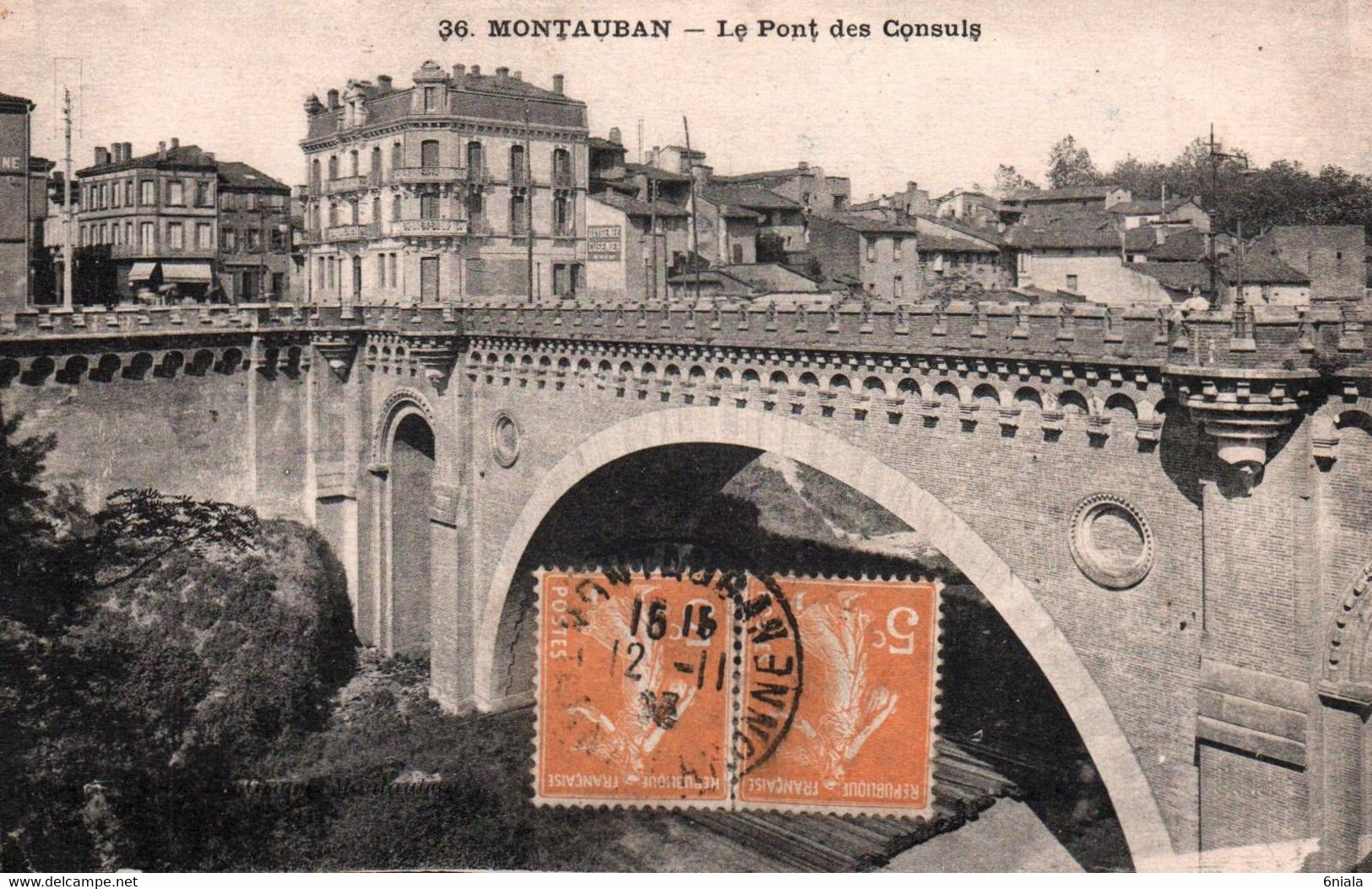 16008 MONTAUBAN  Le Pont Des Consuls    (2 Scans) 82 - Montauban