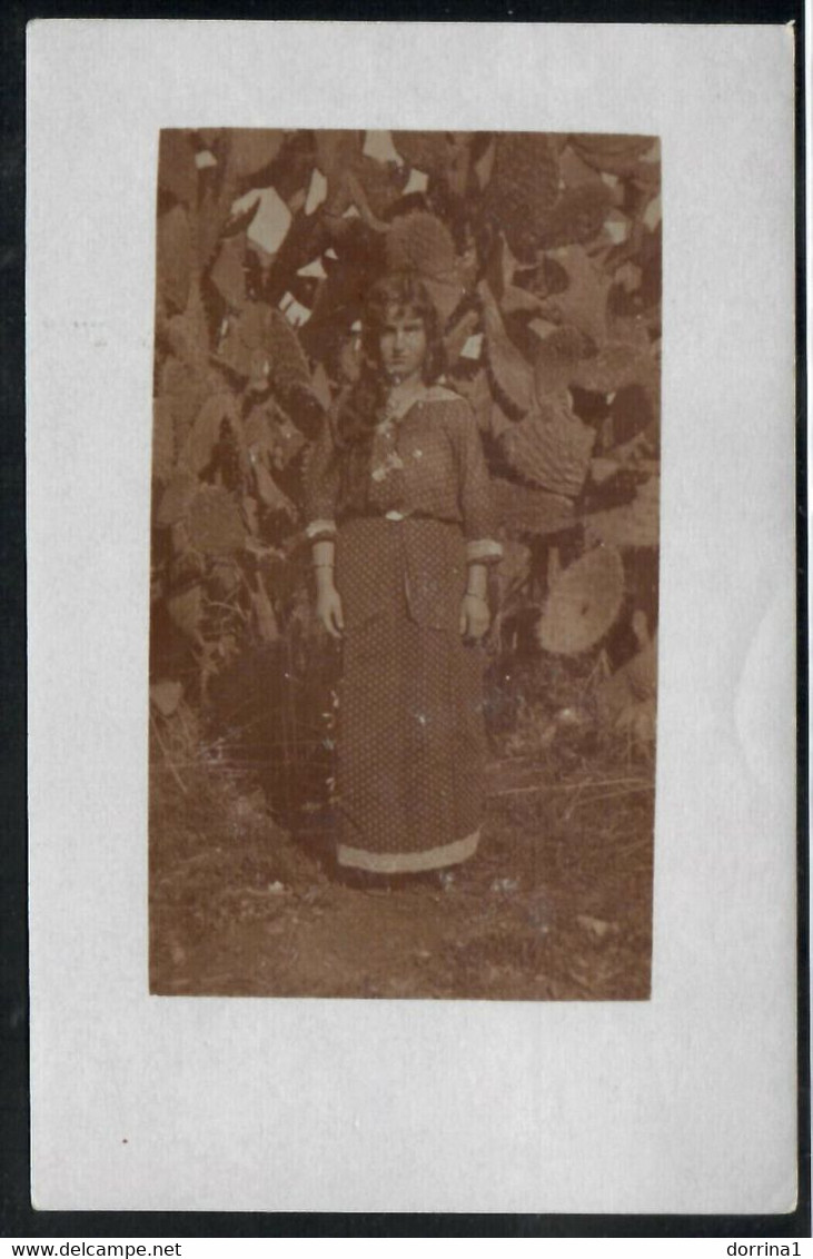 Photograph Of An Arab Native Girl 9x14cm In Jaffa Ramleh Palestine - Photo Postcard HOLY LAND - Palestine