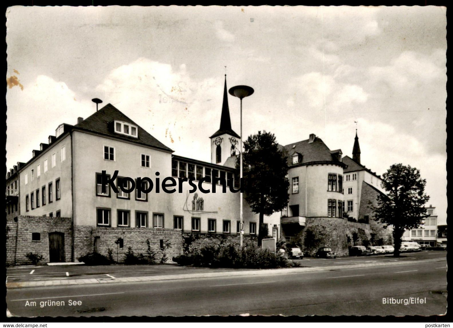 ÄLTERE POSTKARTE BITBURG EIFEL AM GRÜNEN SEE SIRENE Siren Ansichtskarte AK Cpa Postcard - Bitburg