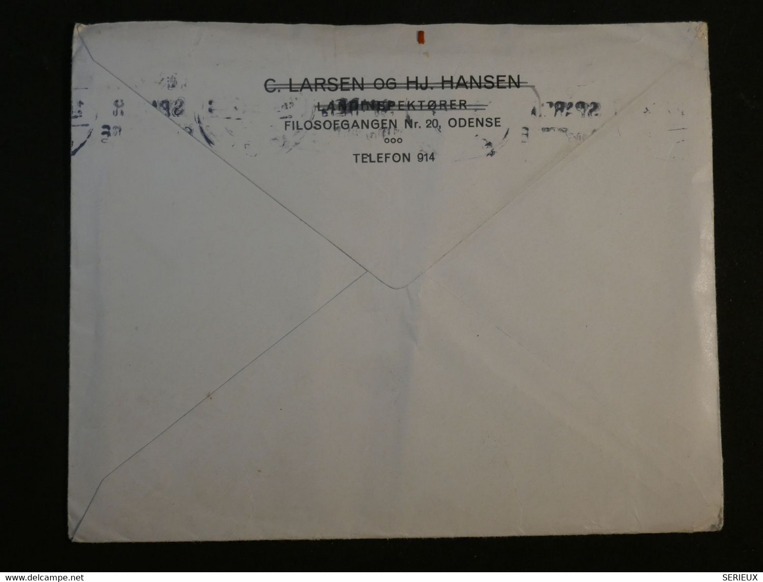 BJ15 DANEMARK  BELLE LETTRE  1927 ODENSE A COPENHAGUE    ++ AFFRANCH. INTERESSANT - Brieven En Documenten