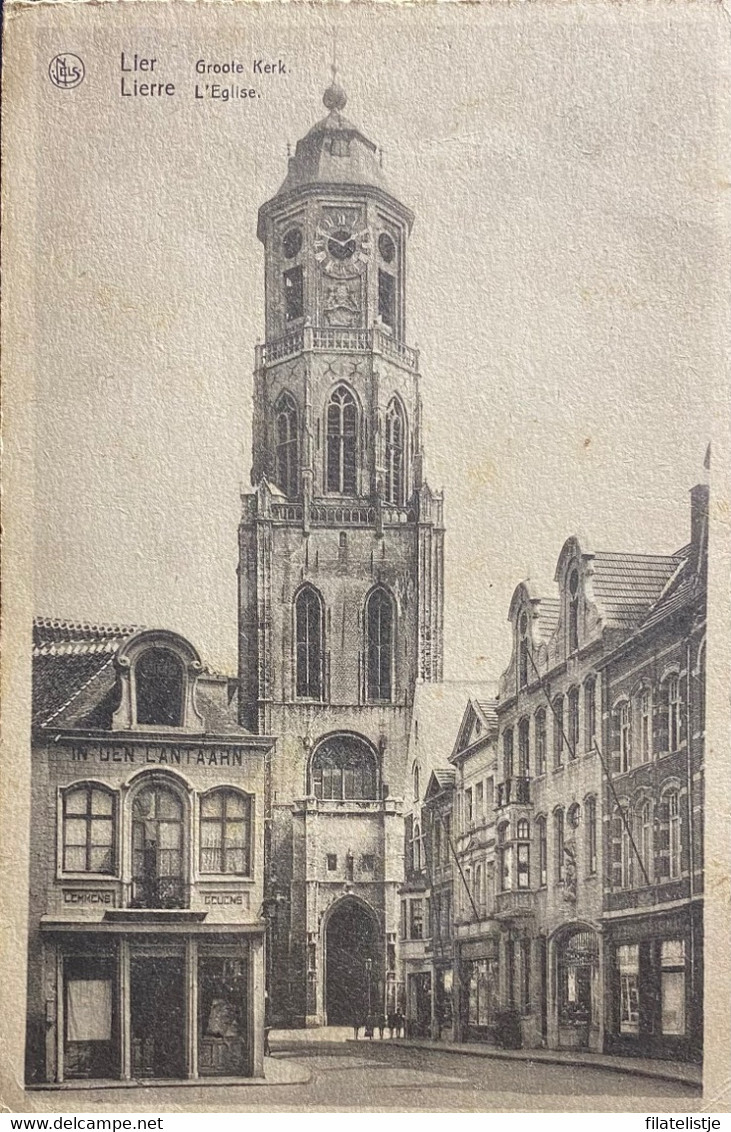 Lier De Grote Kerk Gelopen 1923 - Lier