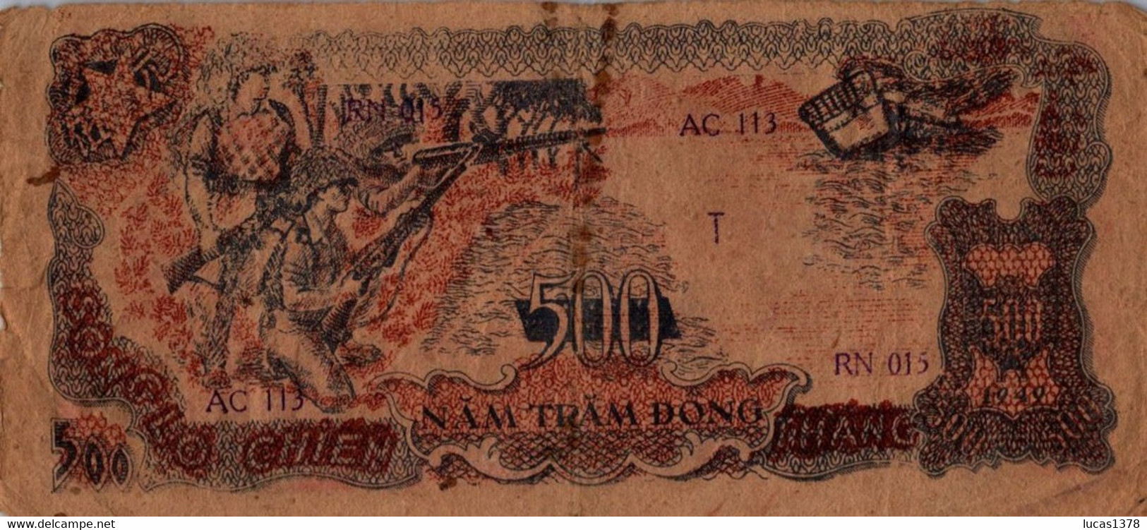 VIETNAM 500 DONG 1949 Việt-Nam Dân-Chú Cộng-Hòa / RARE - Vietnam