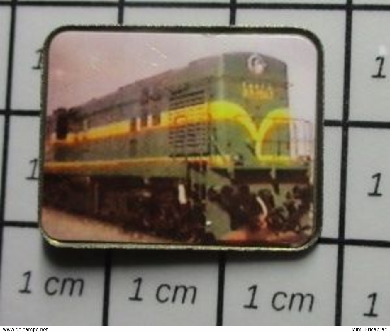 116B Pin's Pins / Beau Et Rare / TRANSPORTS / LOCOMOTIVE A IDENTIFIER PHOTO COULEUR - Transports