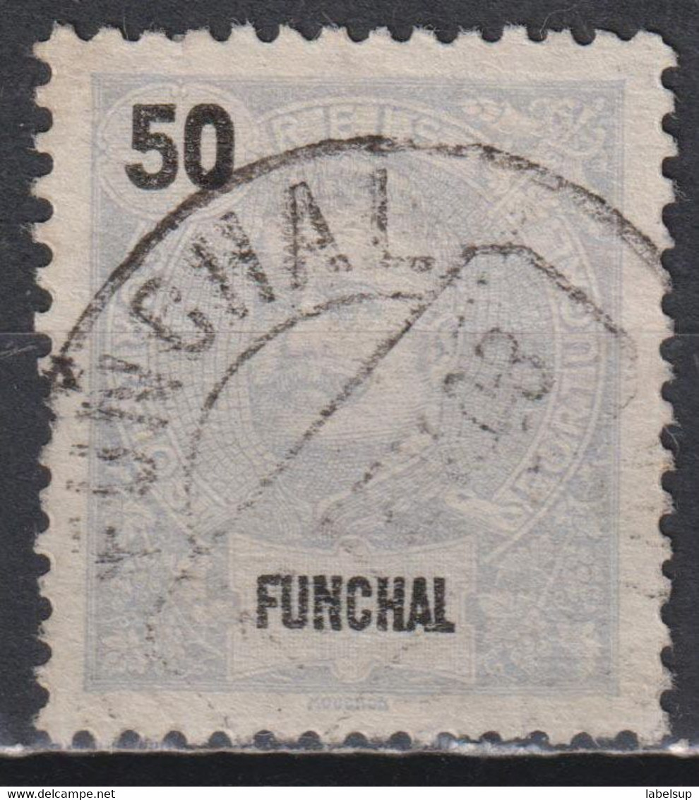 Timbre Oblitéré De Funchal De 1905 N° 22 - Funchal