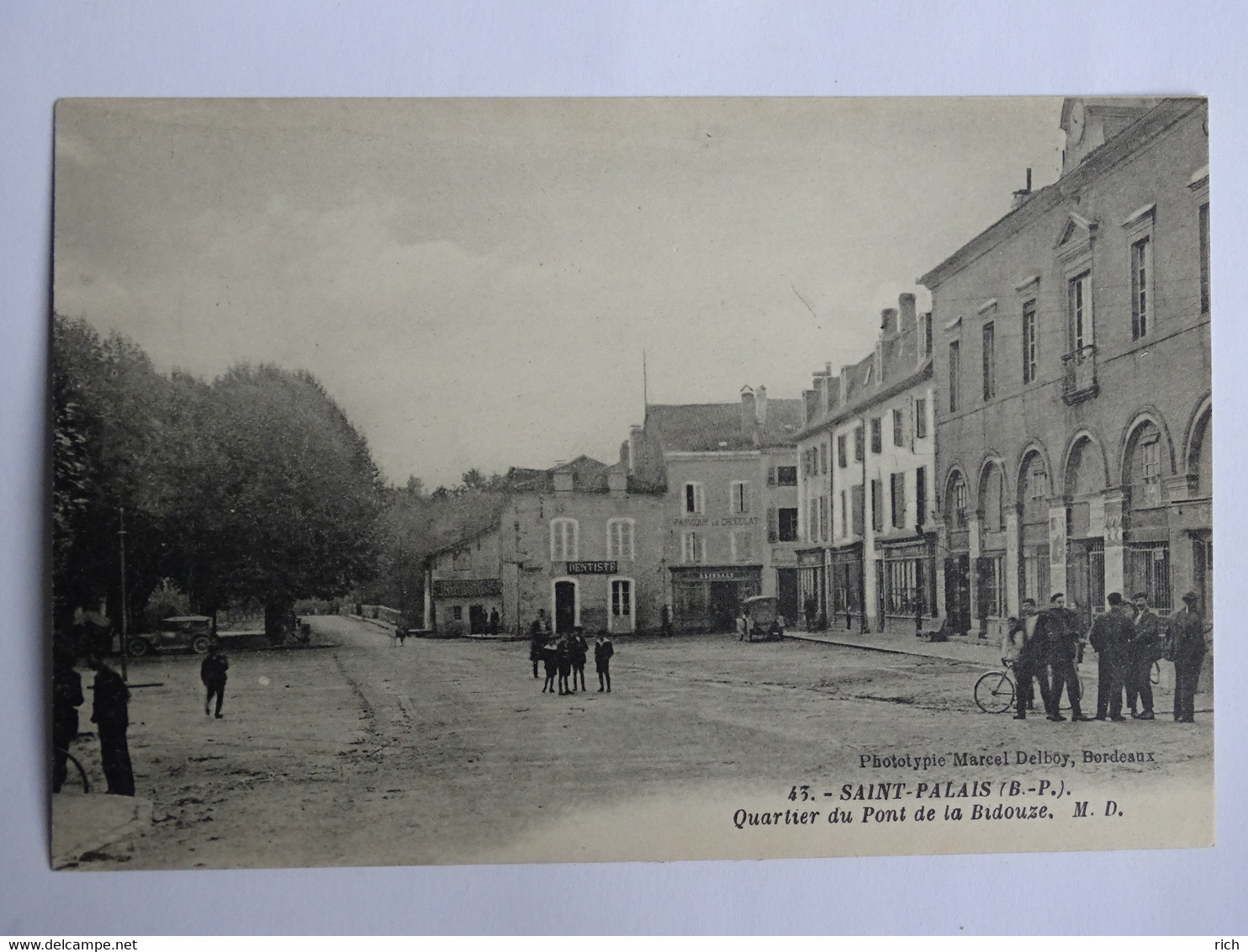 CPA 64 Pyrénées Atlantiques - Saint Palais - Quartier Du Pont De La Bidouze - Saint Palais