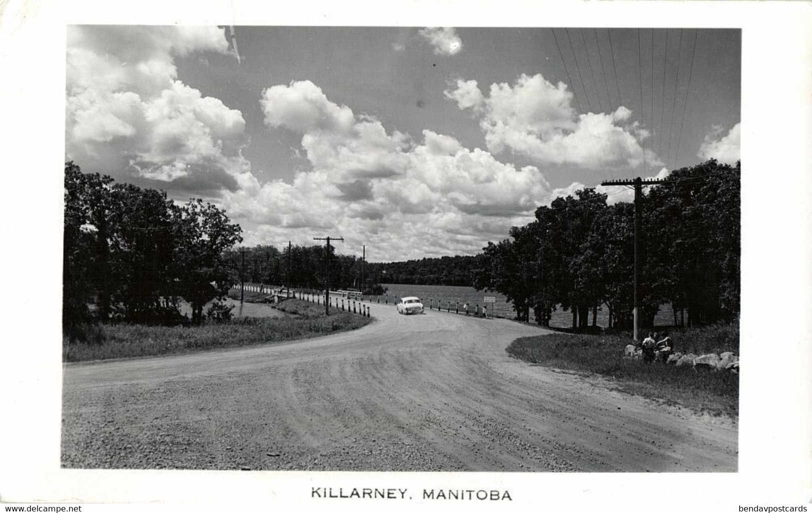 Canada, KILLARNEY, Manitoba, Street Scene (1950s) RPPC Postcard - Autres & Non Classés