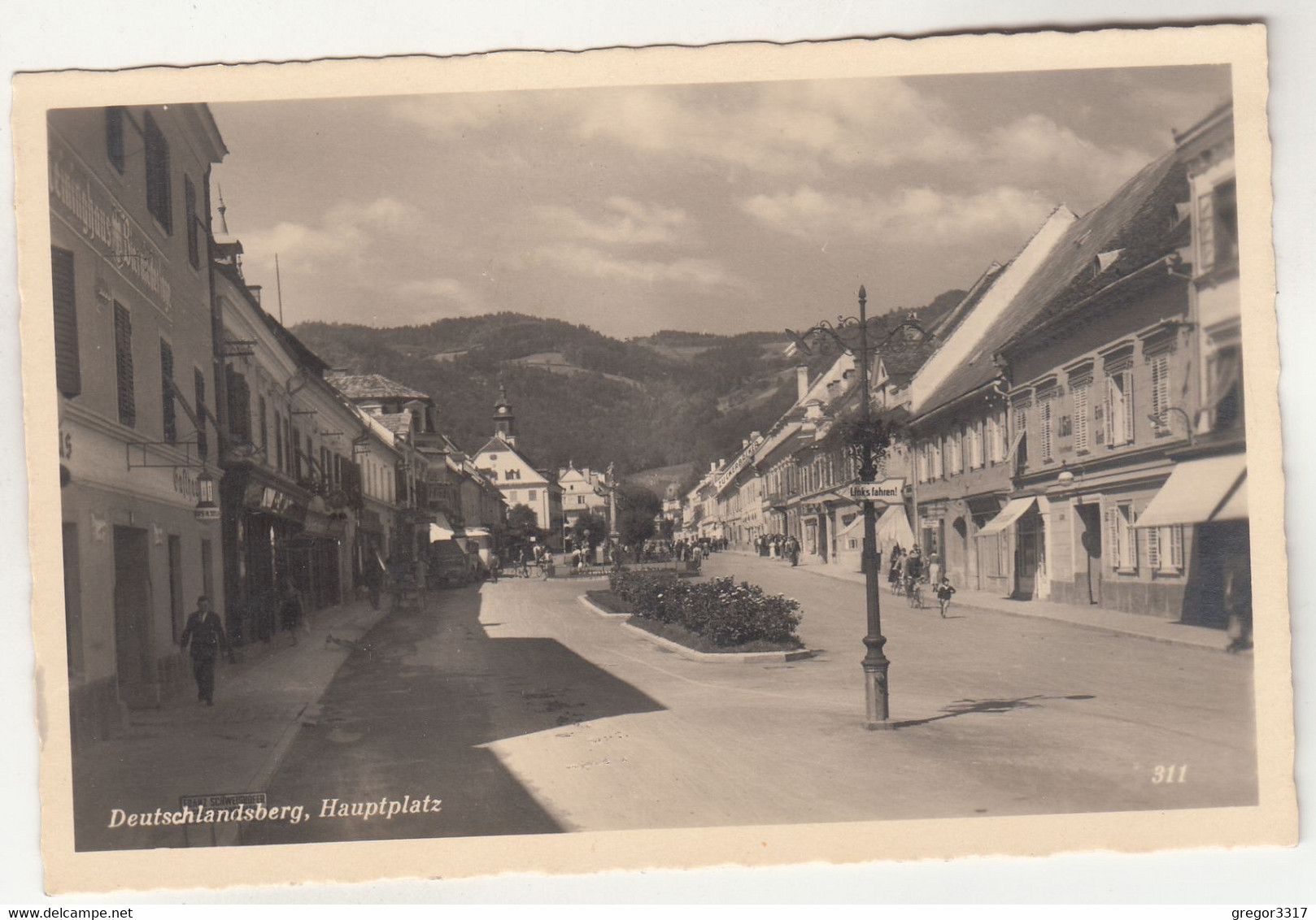 C1628) DEUTSCHLANDSBERG - HAUPTPLATZ - Tolle Alte Detailansicht 1934 - Deutschlandsberg