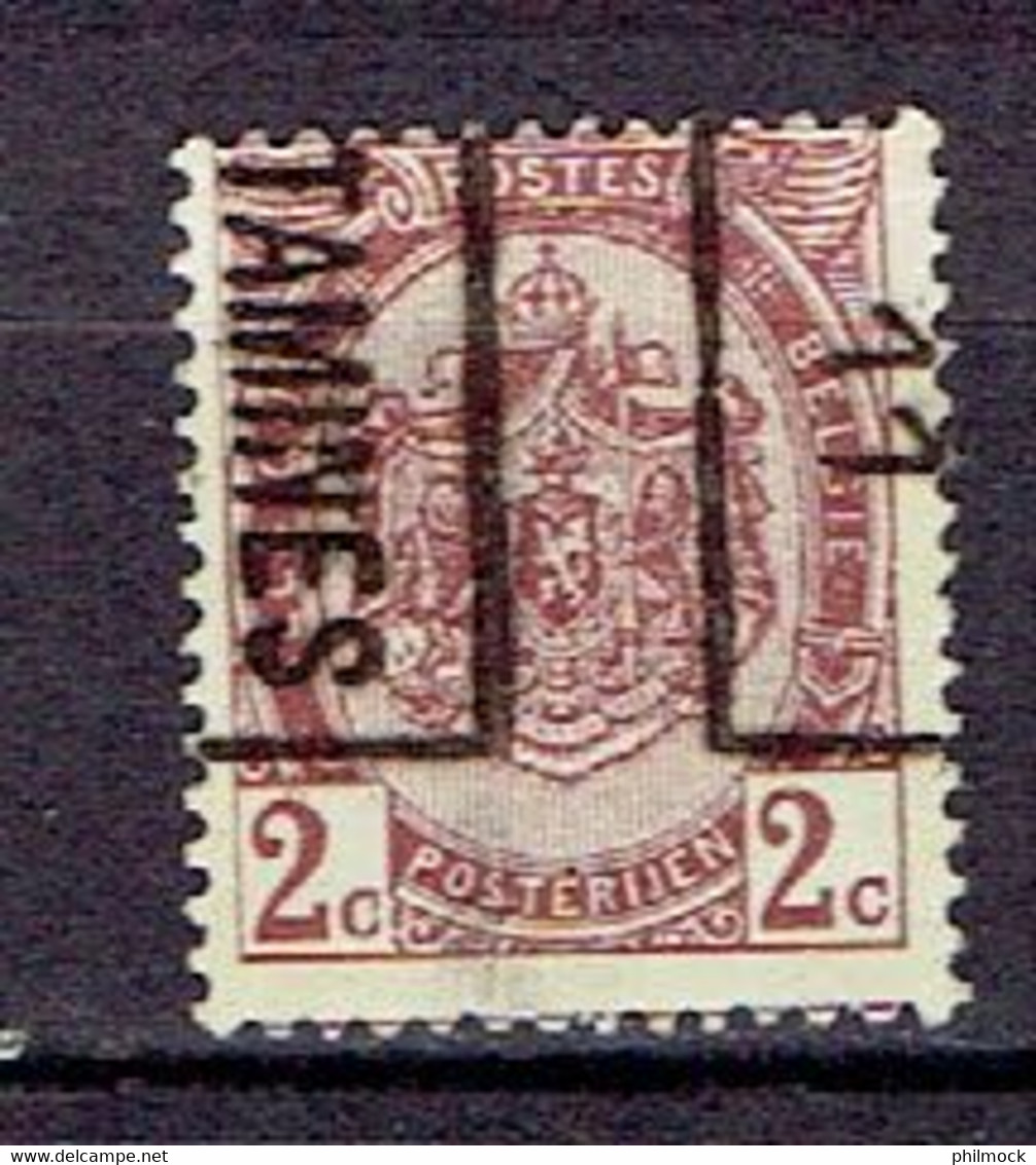 Préo - Voorafgestempelde Zegels 1726B - Tamines 1911 Timbre N°82 - Roller Precancels 1894-99