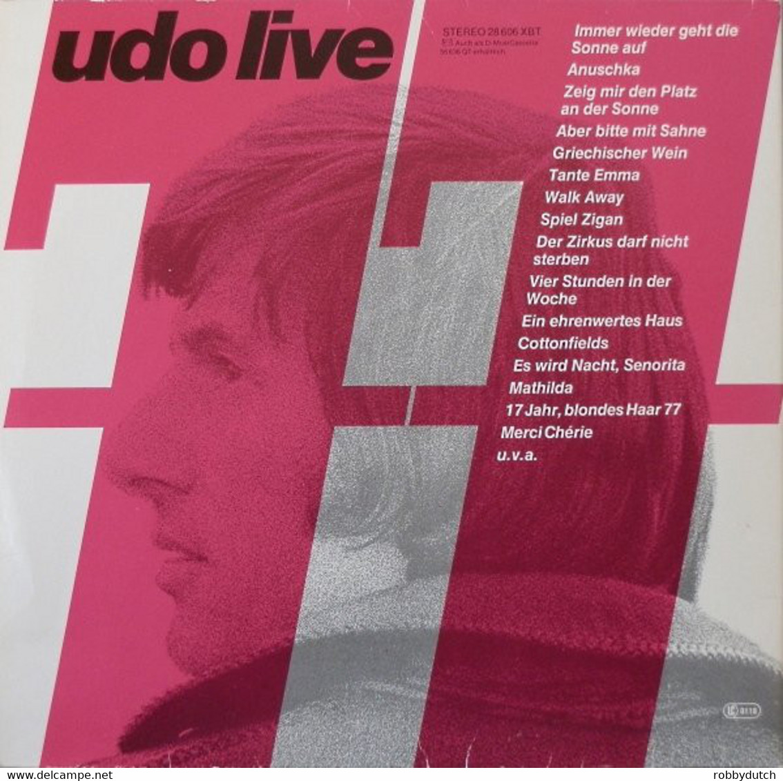 * 2LP * UDO JÜRGENS - UDO LIVE 77 (Germany 1977) - Autres - Musique Allemande