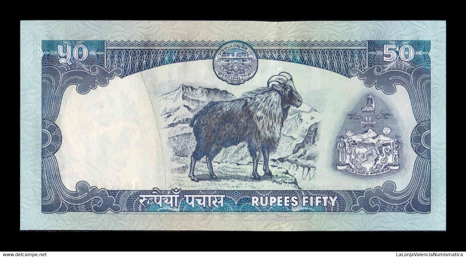 Nepal 50 Rupees 2005 Pick 48b Sign 15 SC- AUNC - Népal
