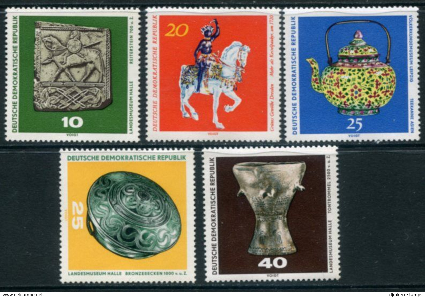 DDR / E. GERMANY 1970 Archaeological Finds MNH / **.  Michel 1553-56 - Unused Stamps