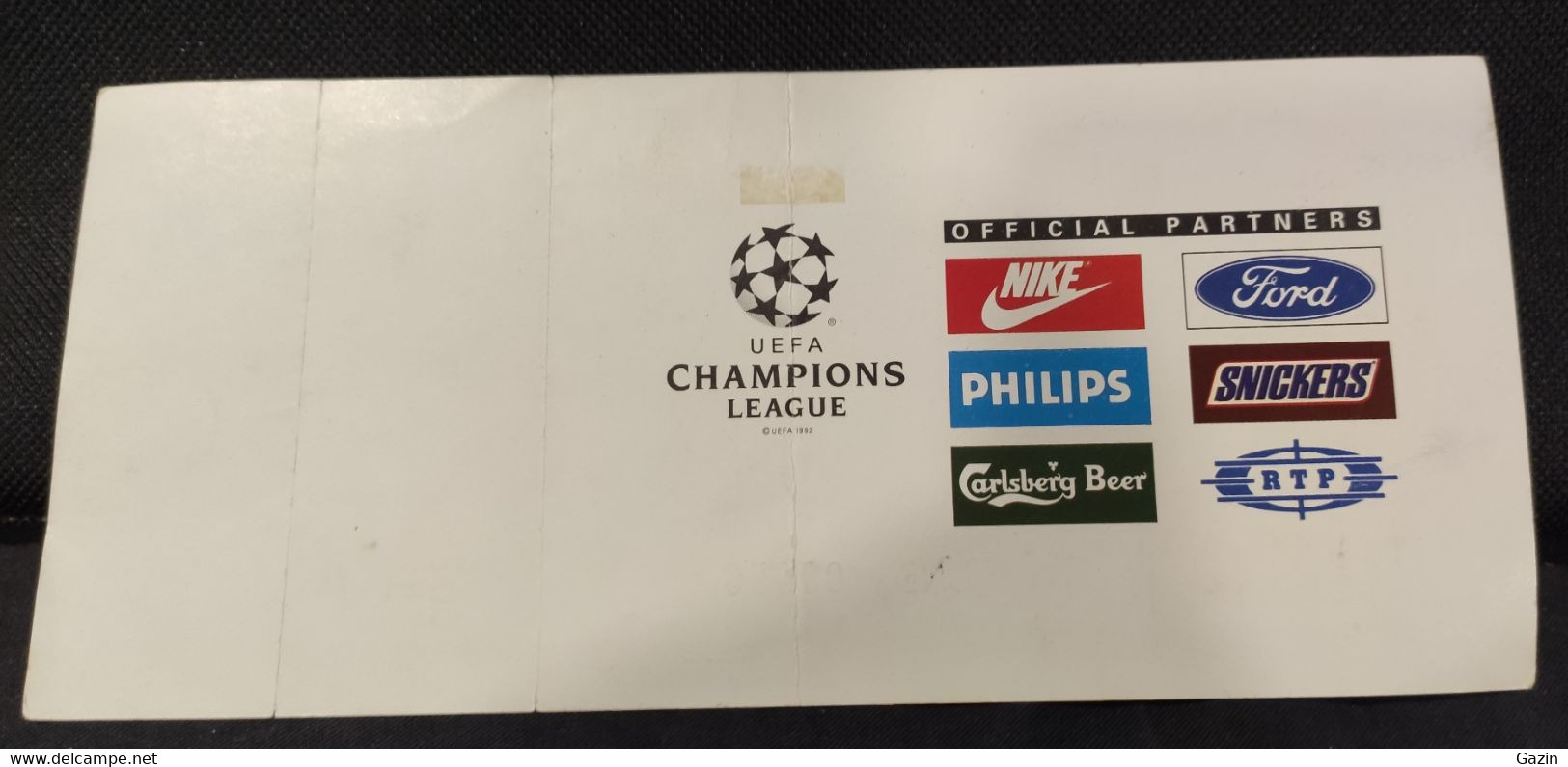 C1/6 - F.C.Porto - A.C. Milan * Champions League *Bilhete* Billet * Ticket * Futebol * Football* Portugal - Tickets - Vouchers