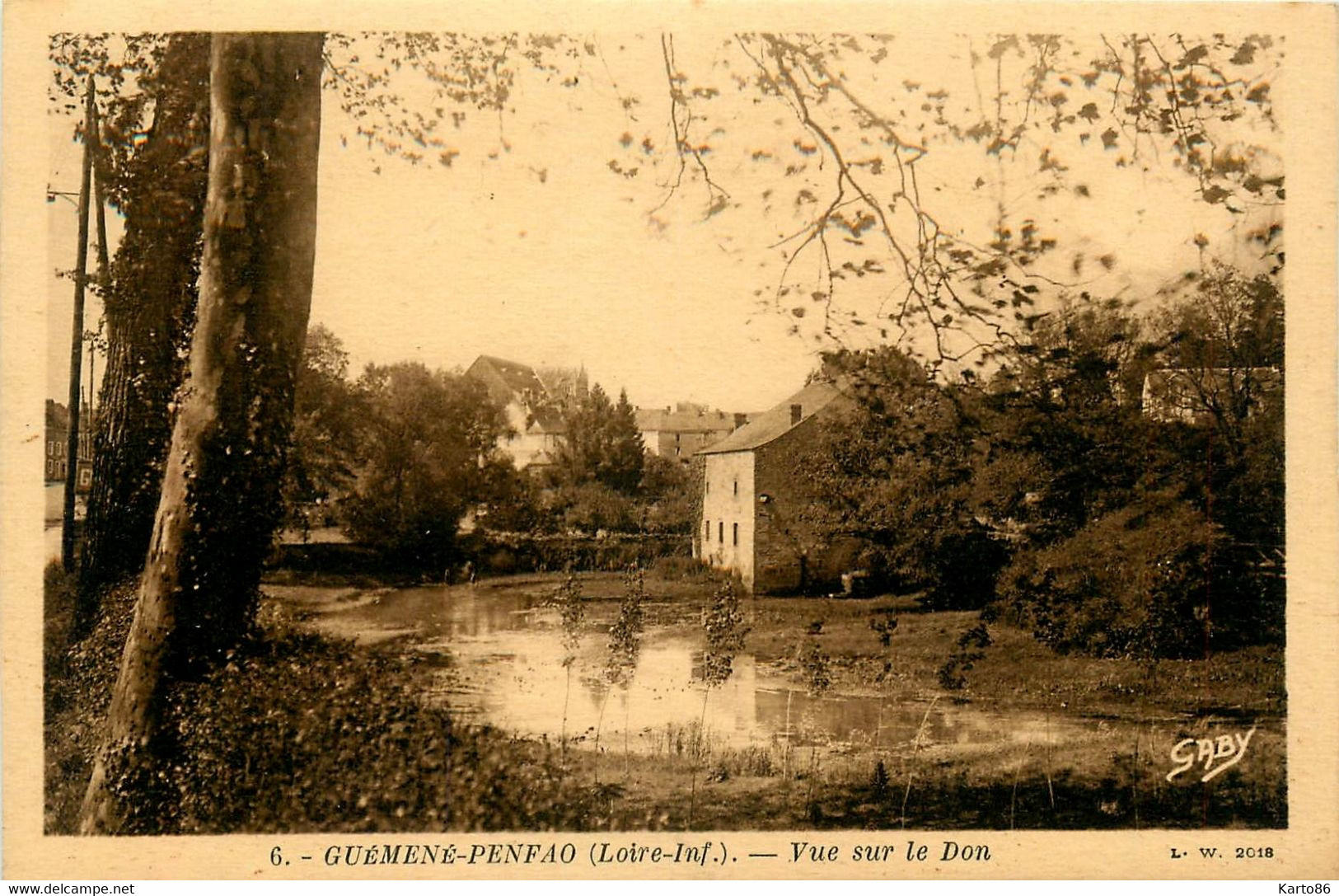 Guémené Penfao * Vue Sur Le Don * Moulin Minoterie - Guémené-Penfao