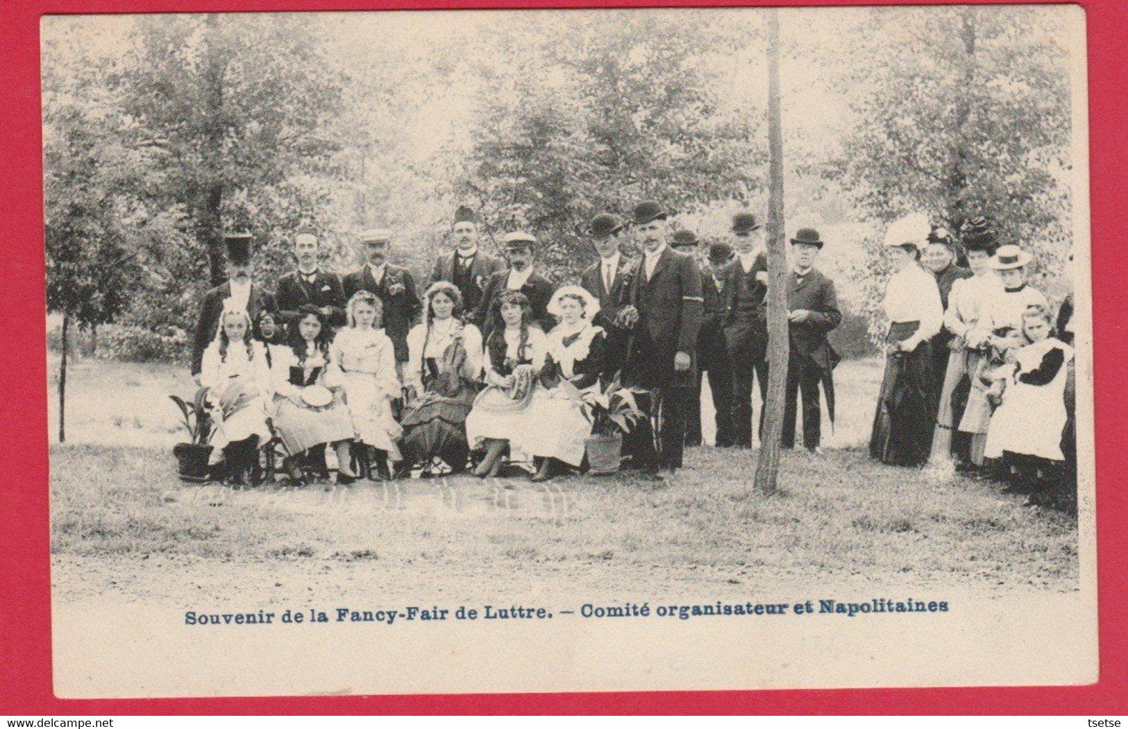 Luttre - Souvenir De La Fancy-Fair - Comité Organisateur Et Napolitaines ( Voir Verso ) - Pont-a-Celles