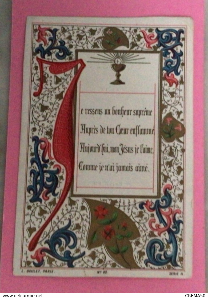 Canivet - Souvenir De 1ère Communion 27 Mai 1880 - Imágenes Religiosas