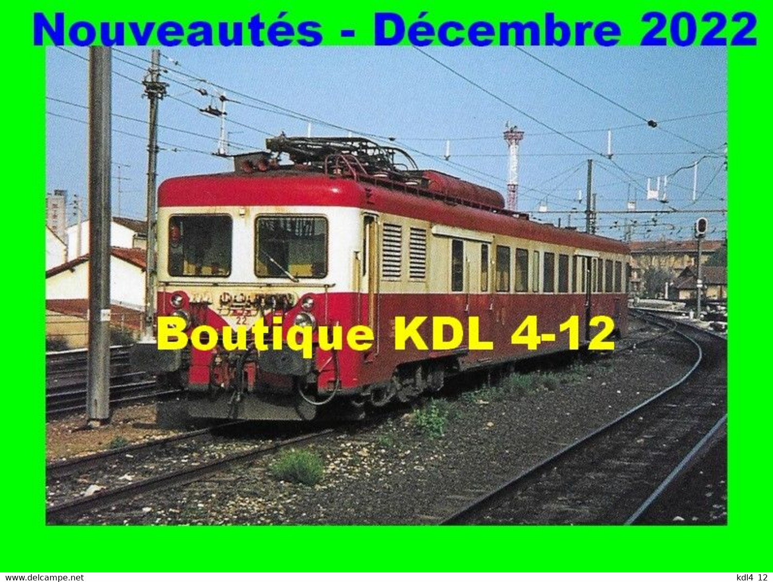 RU 2031 - Automotrice Z 7122 Au Dépôt - AVIGNON - Vaucluse - SNCF - Matériel