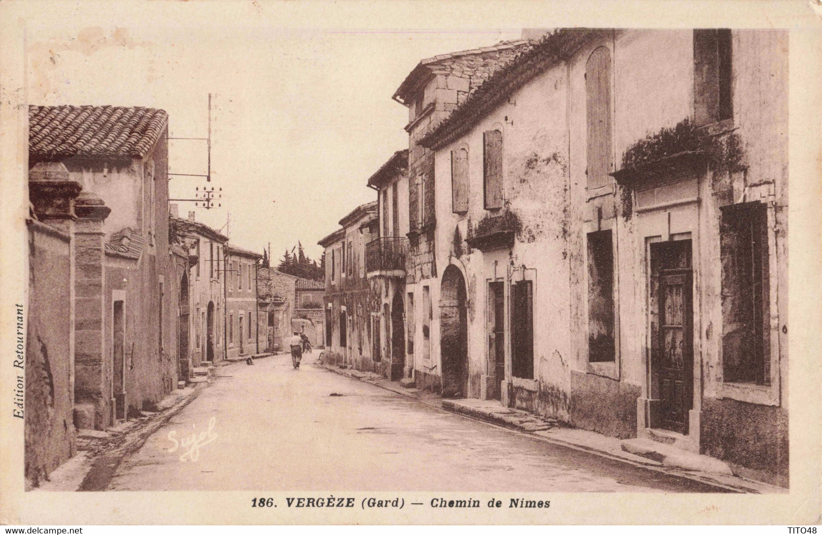 FRANCE - 30 GARD - VERGÈZE - Chemin De Nimes - Vergèze