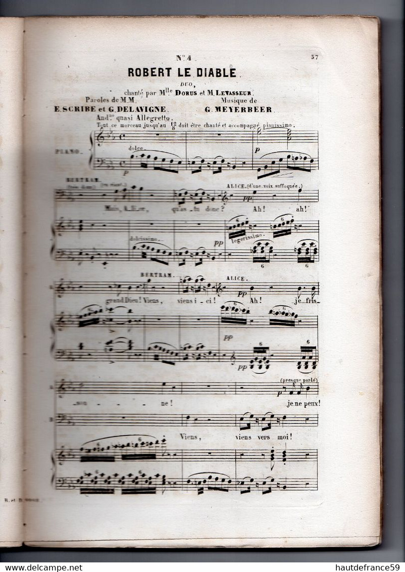 RECUEIL répertoire partitions 1908 paroles & musique , 216 pages  - CHANTEUR DUOS SOPRANO & BASSE édit Brandus & Dufour