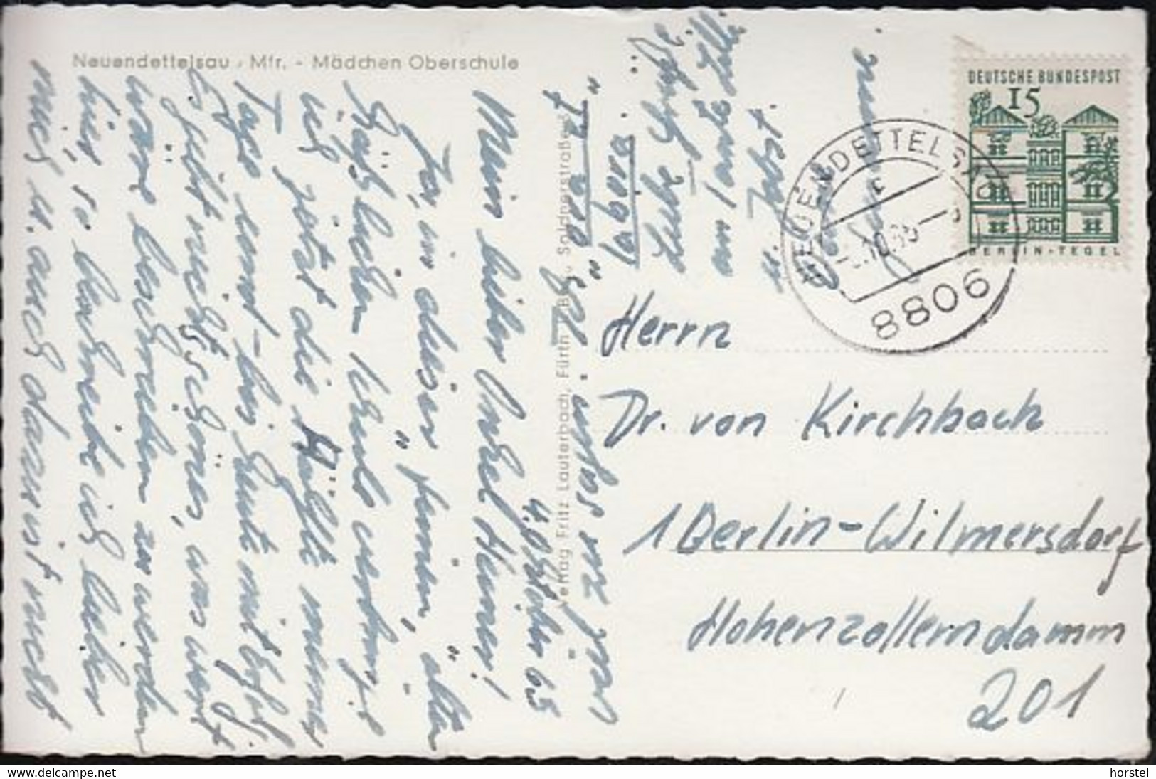 D-91564 Neuendettelsau - Mädchen-Oberschule - Nice Stamp - Neuendettelsau