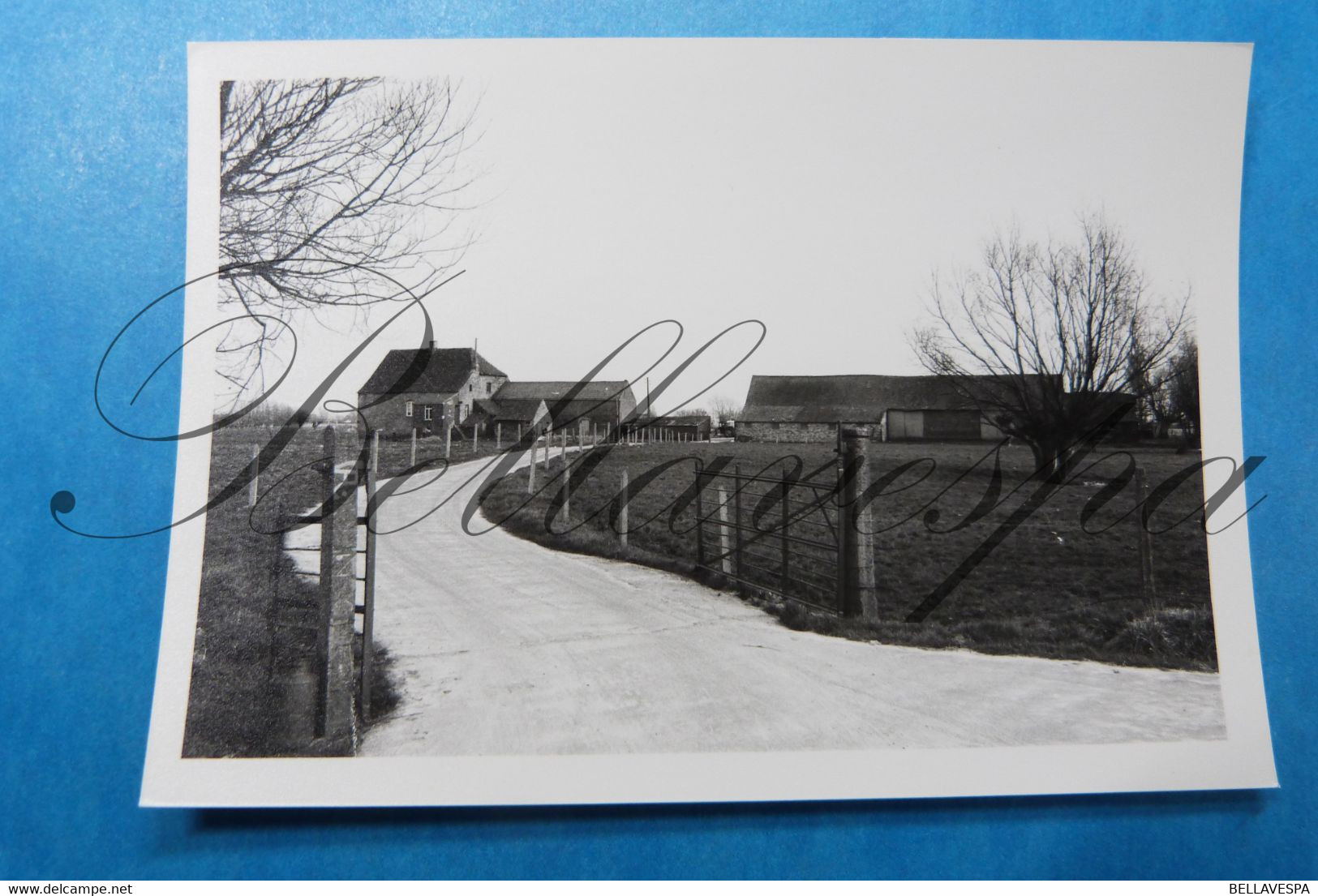 Sint Rijkers  Privaat  Foto Prive Opname  05/04/1975 Restant Omwalling Kasteel Van Opschoten Met Links Plaats Oude Kerk - Alveringem