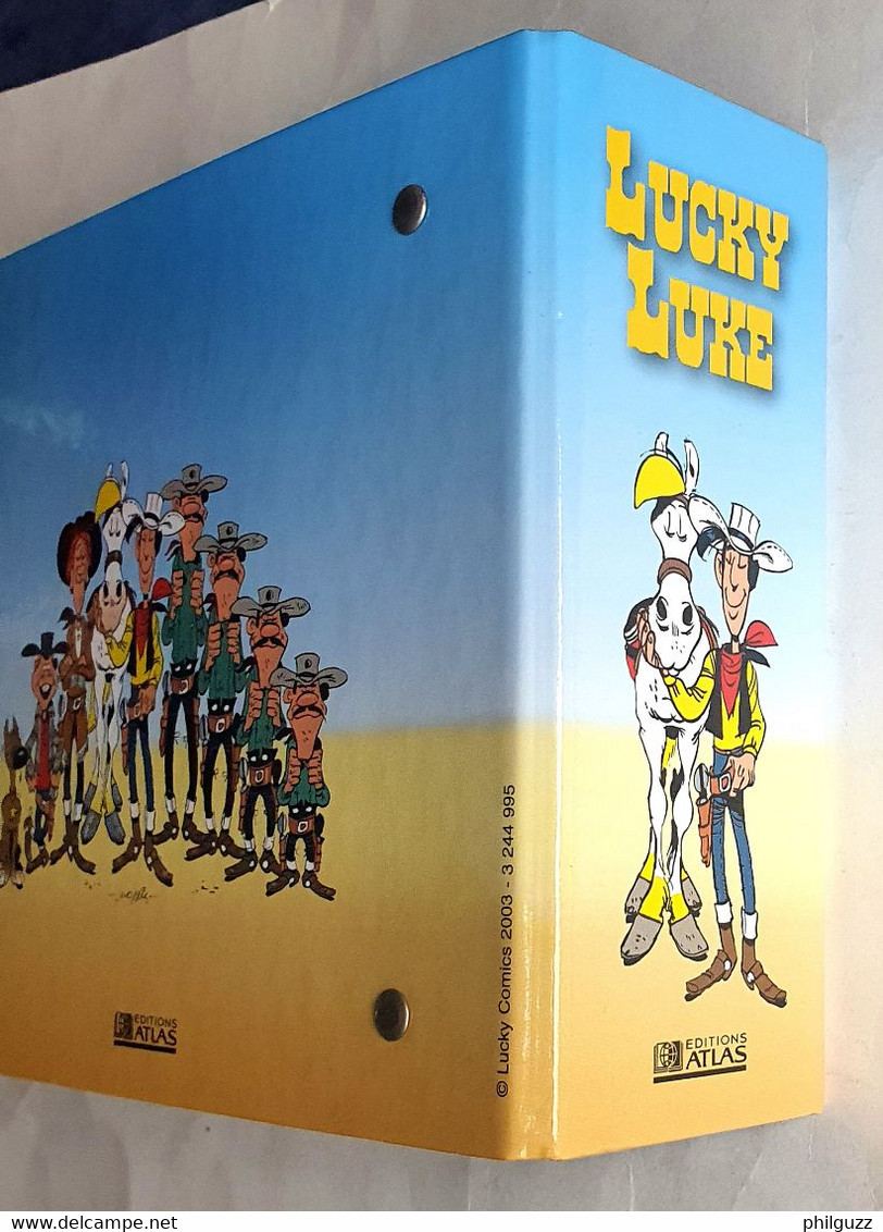 CLASSEUR ATLAS Pour DVD LUCKY LUKE ( Livré Sans DVD) 2003 - Objets Publicitaires