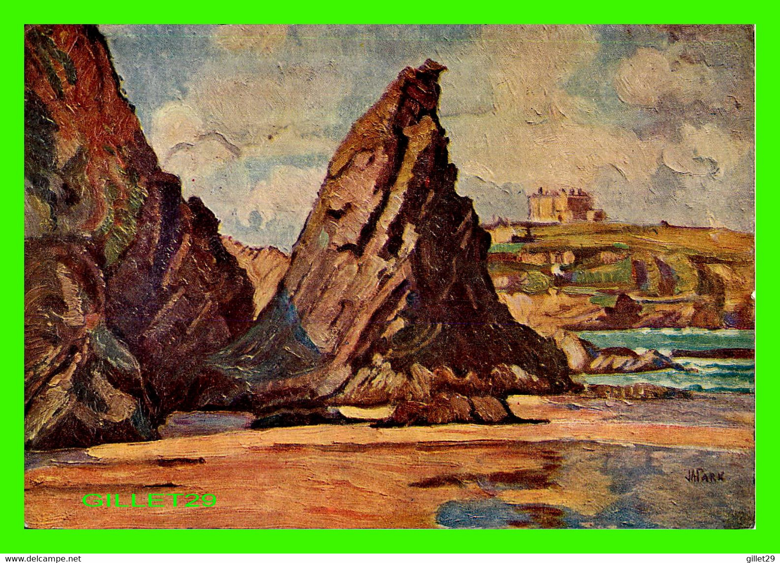 NEWQUAY, UK - BISHOP'S ROCK - JOHN A. PARK - THE STAR PROCESS ENGRAVING CO LTD - - Newquay