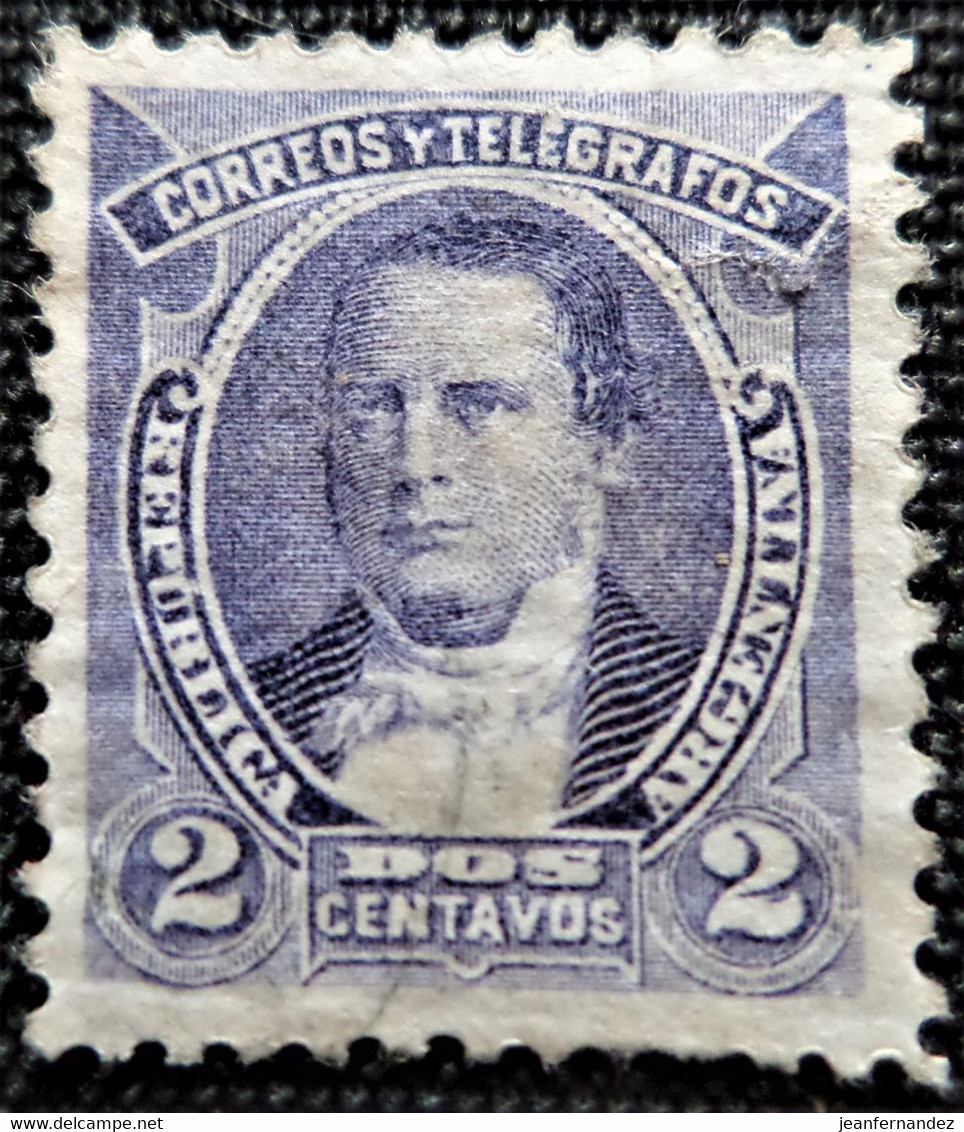 Timbre D'Argentine 1888 -1891 Personalities Stampworld N° 70 - Usados
