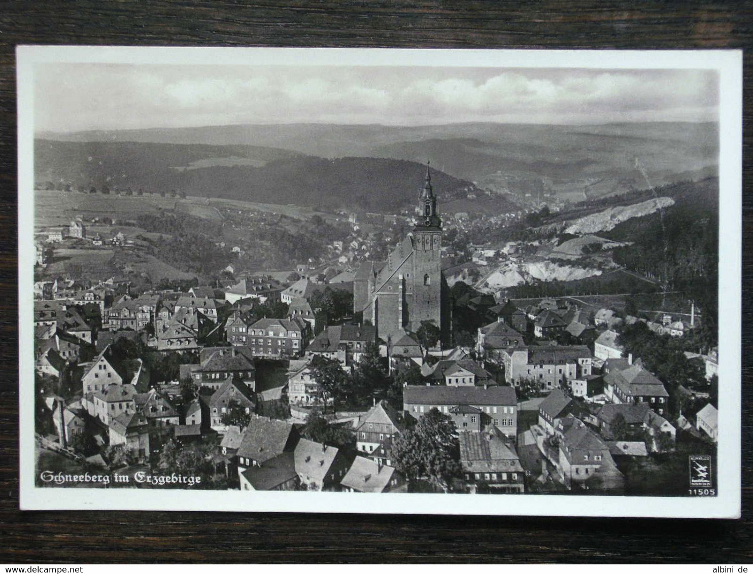 243 - Foto-AK SCHNEEBERG - Flieger-Foto Aus Etwas 60 M Höhe - 1936 - Schneeberg