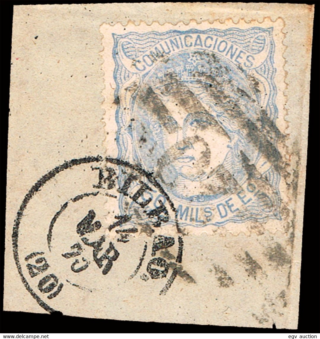 Vizcaya - Edi O 107 - Fragmento Mat Fech. Tp.II "Bilbao" - Used Stamps