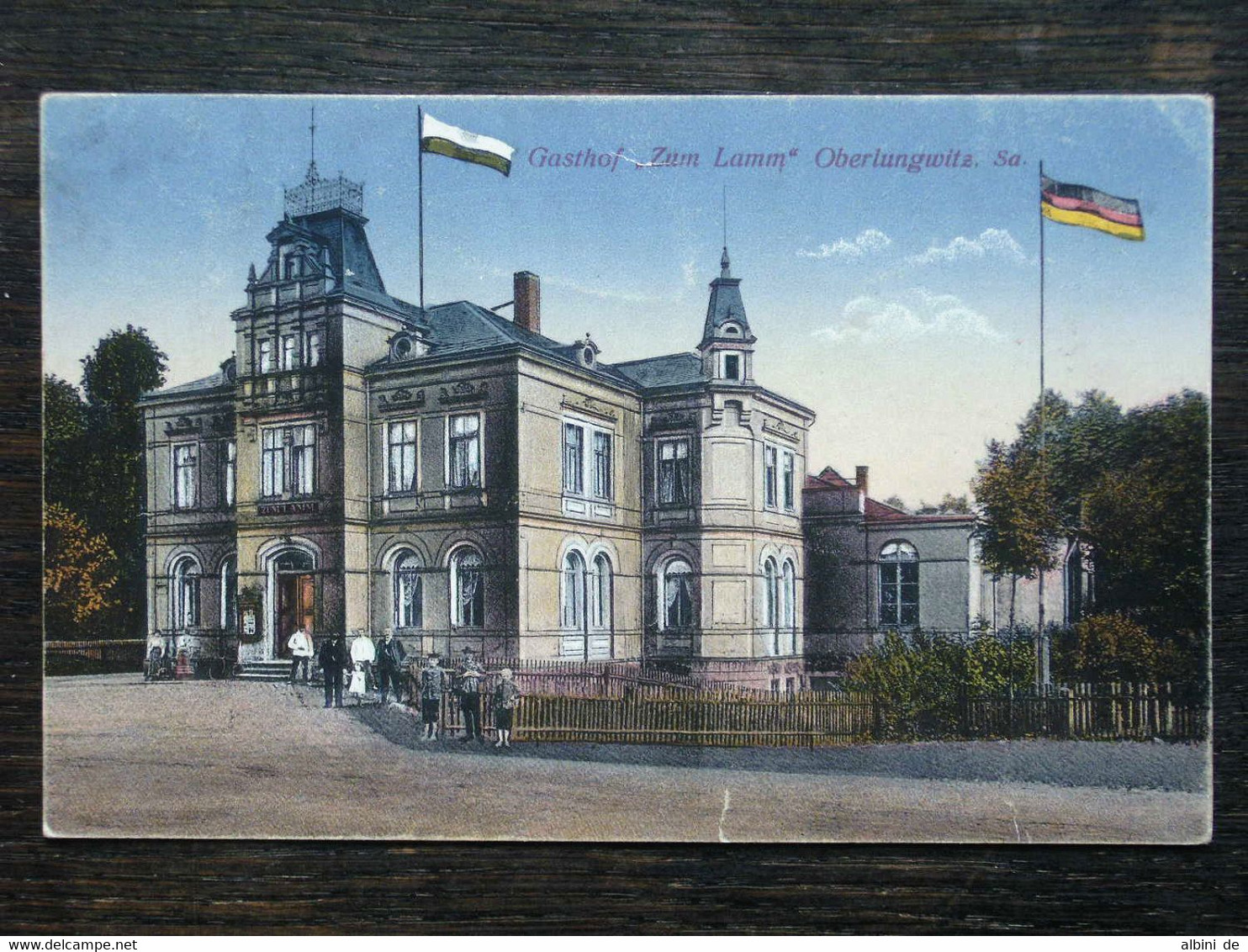 243 - AK OBERLUNGWITZ - Gasthof "Zum Lamm" Ca. 1910 - Hohenstein-Ernstthal