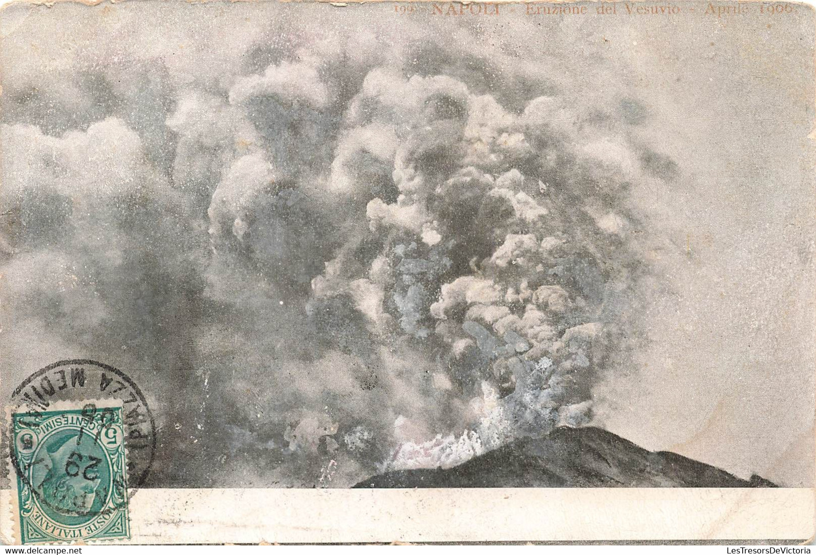 CPA Catastophe Naturelle - éruption Volcanique - Vésuve - Collezione Capretti - - Catastrophes