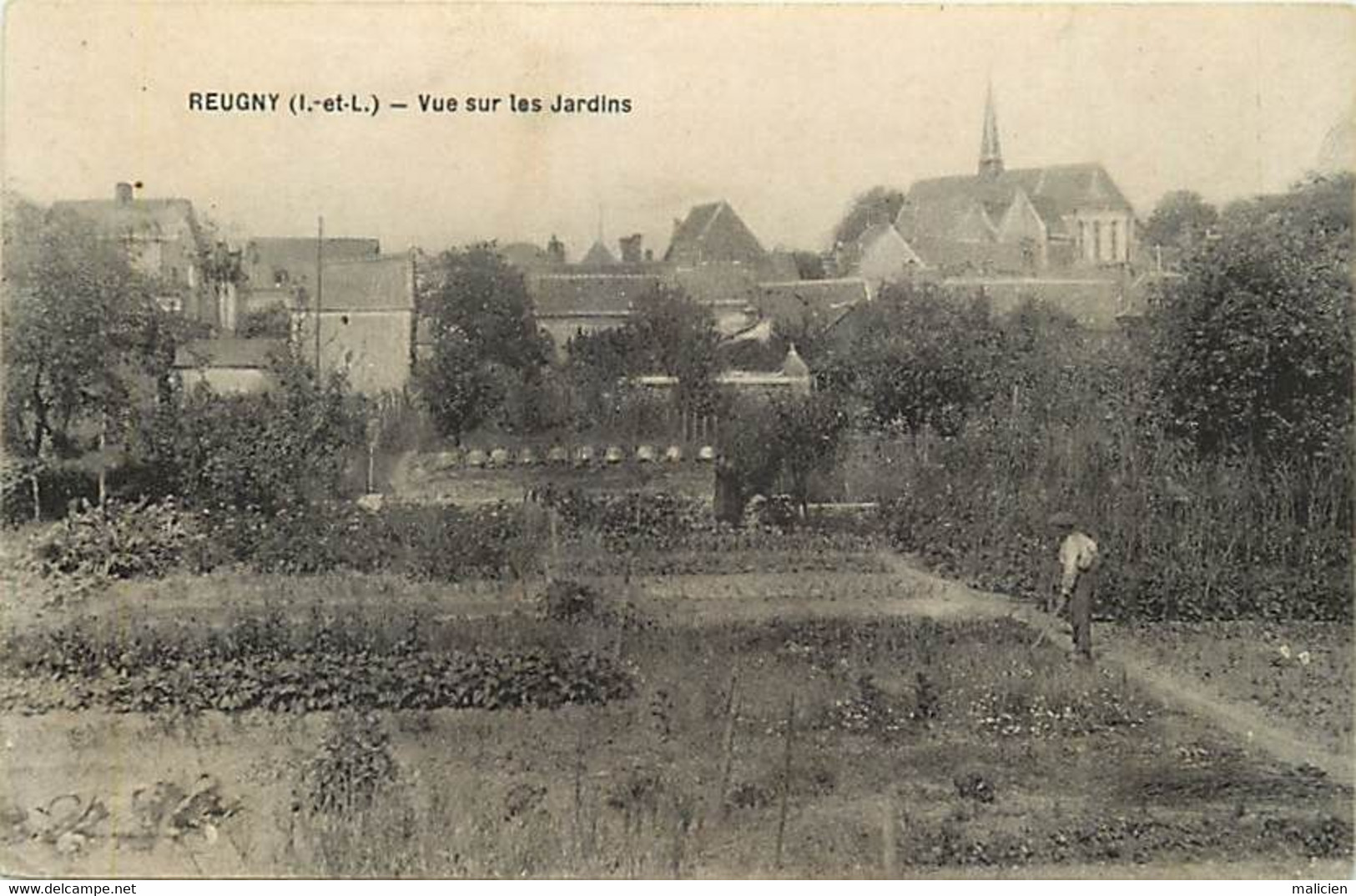 - Indre Et Loire -ref.B157- Reugny - Vue Sur Les Jardins - - Reugny