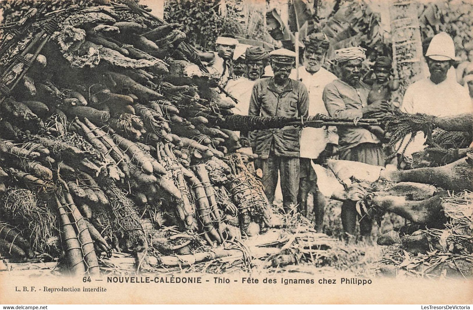 CPA NOUVELLE CALEDONIE - Thio - Fete Des Ignames Chez Philippo - L B F - Neukaledonien