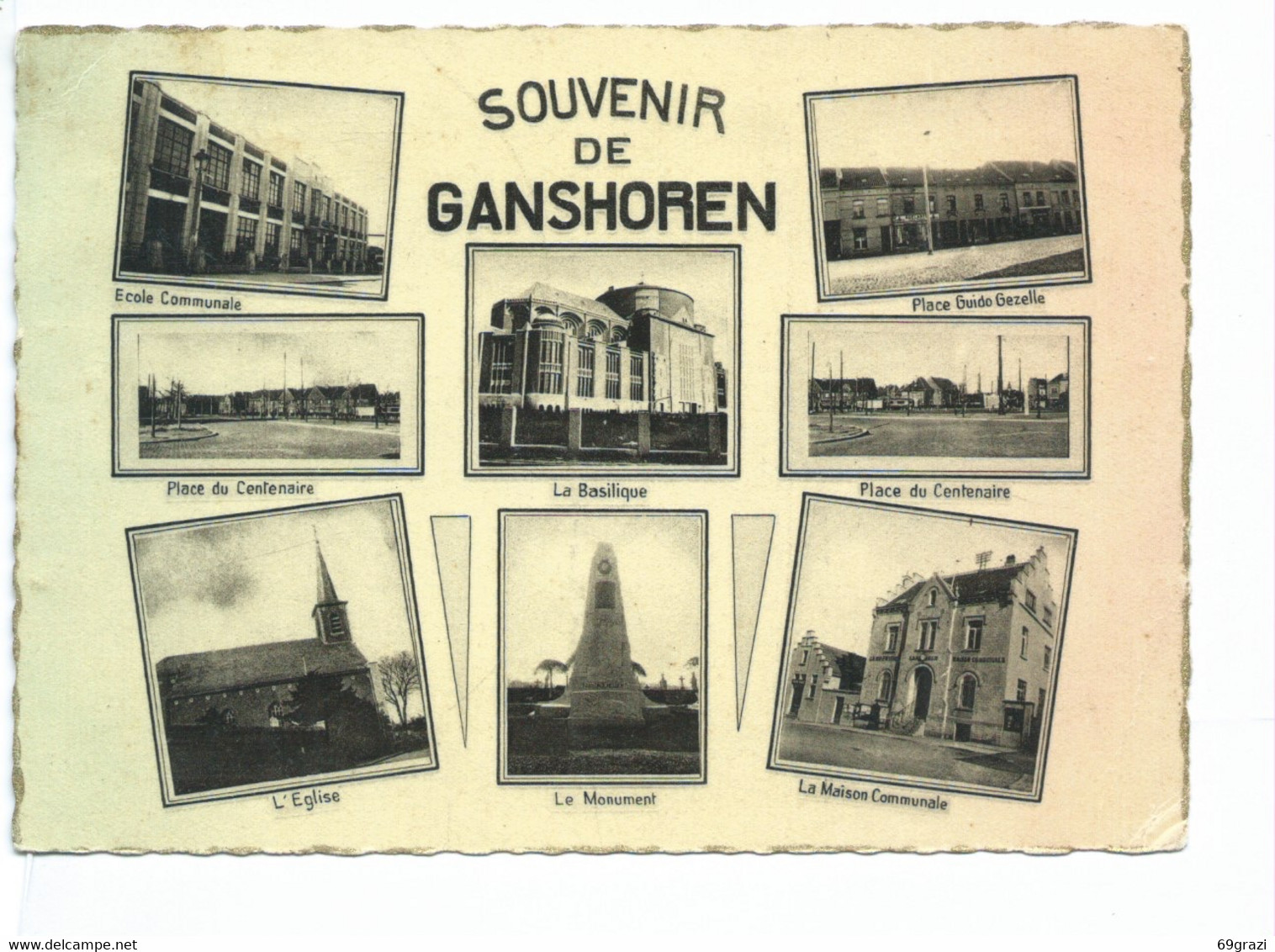 Souvenir De Ganshoren ( Carte Ayant Voyagé - Gelopen Kaart ) - Ganshoren