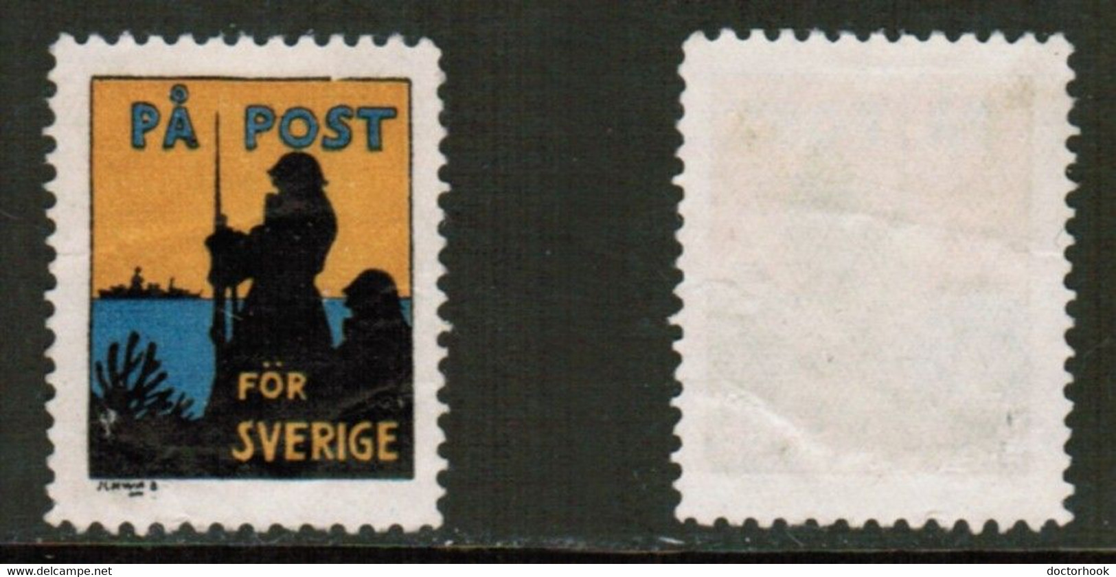 SWEDEN   UNLISTED MILITARY STAMP UNUSED (CONDITION AS PER SCAN) (Stamp Scan # 839-7) - Militärmarken