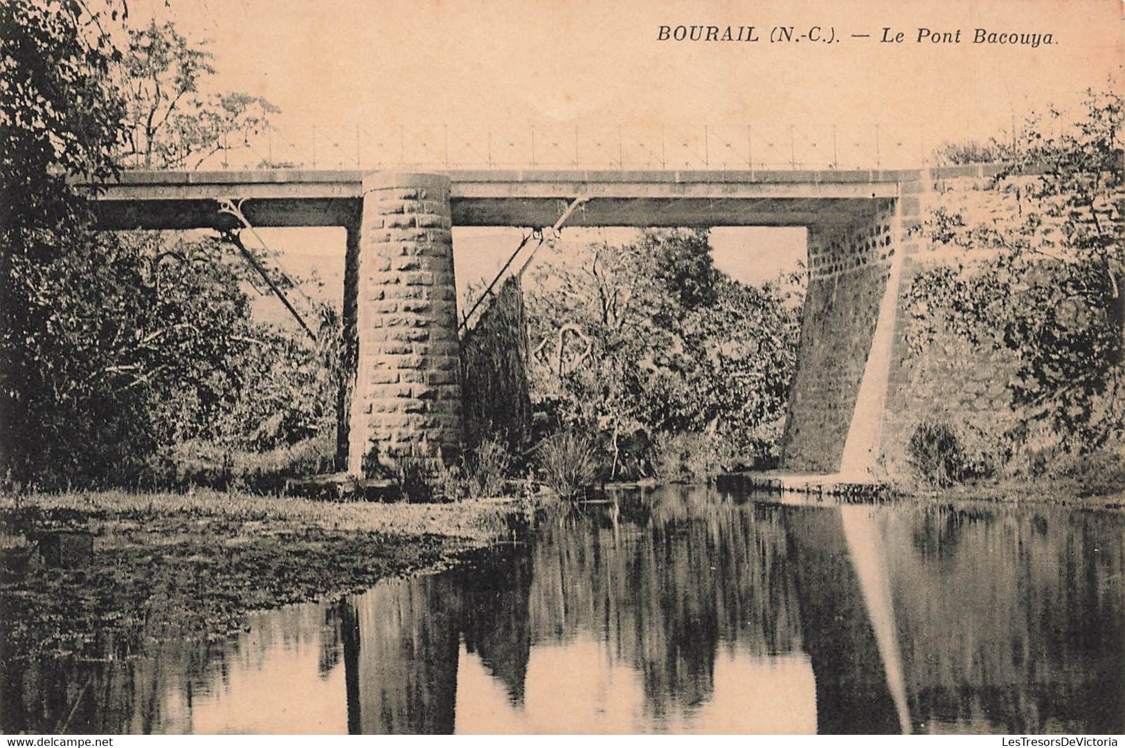 CPA NOUVELLE CALEDONIE - Bourail - Le Pont De Bacouya - Rare - Nouvelle-Calédonie