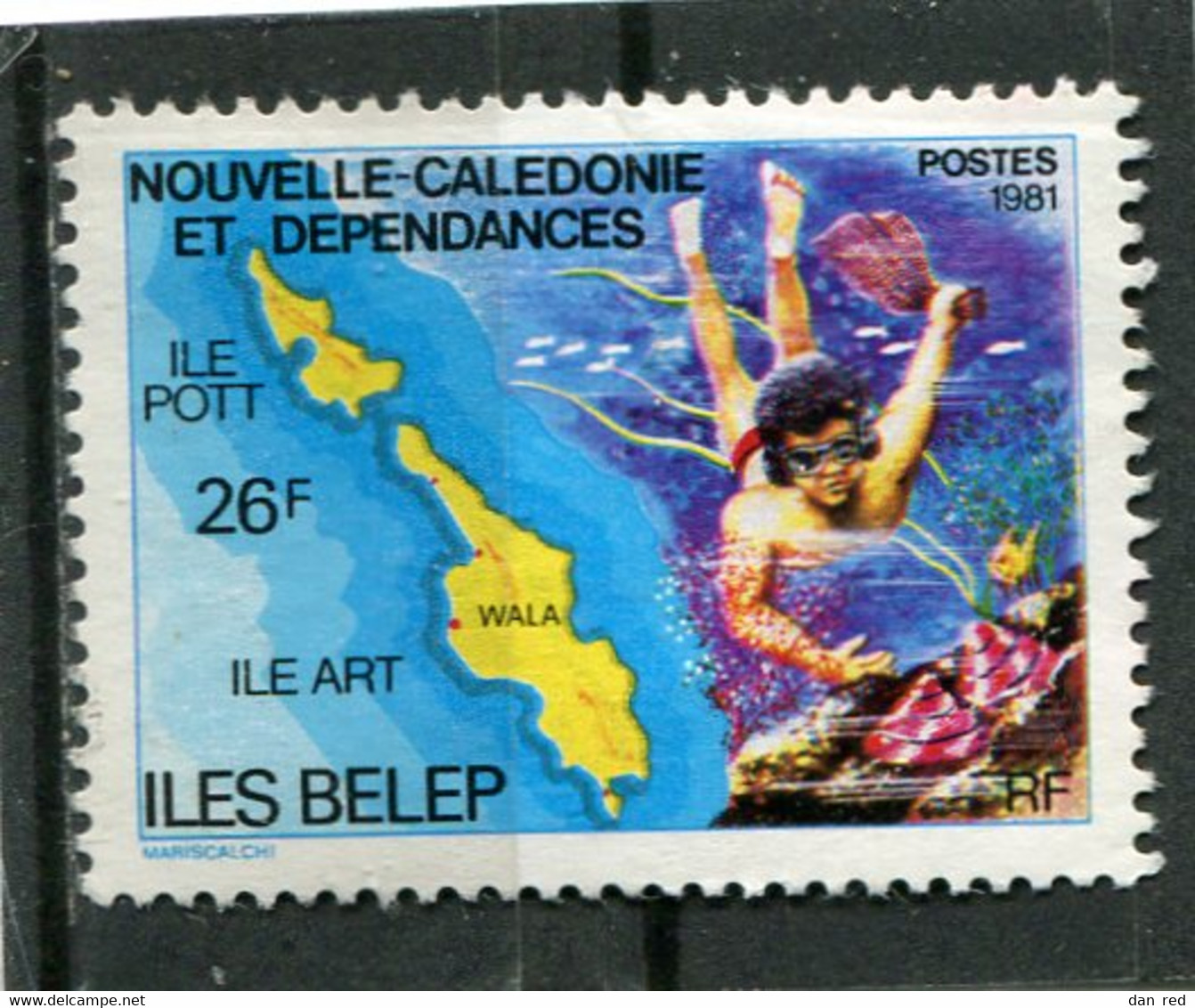 NOUVELLE CALEDONIE  N°  445  (Y&T)  (Oblitéré) - Gebruikt