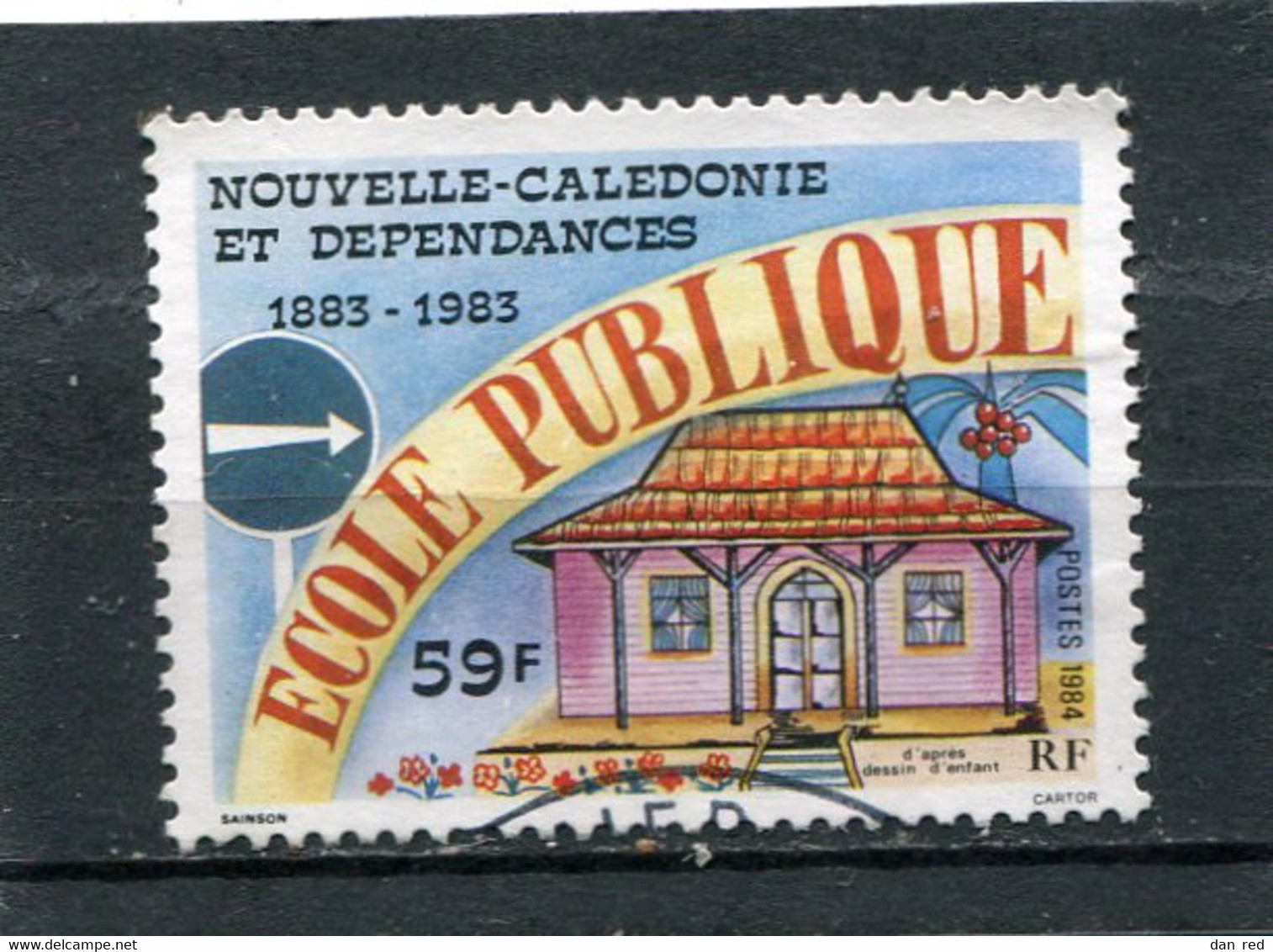 NOUVELLE CALEDONIE  N°  490  (Y&T)  (Oblitéré) - Used Stamps