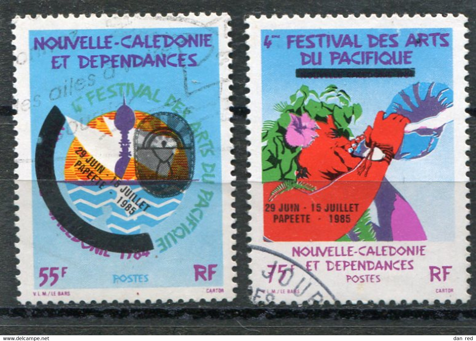 NOUVELLE CALEDONIE  N°  505 Et 506  (Y&T)  (Oblitéré) - Usati