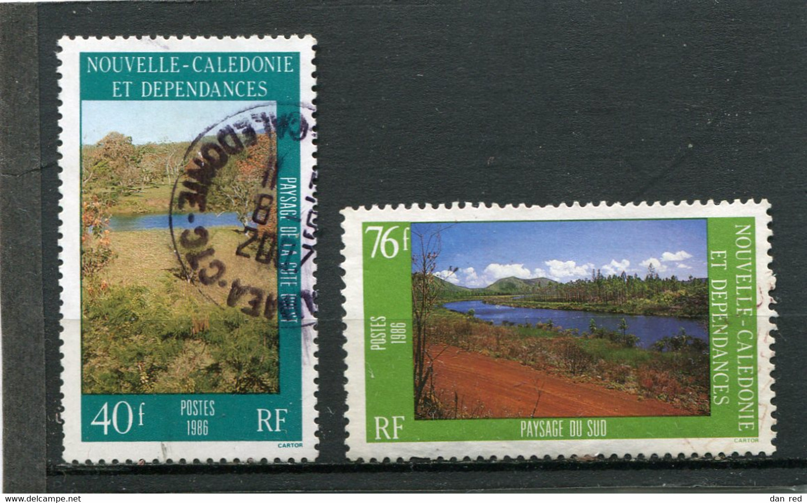 NOUVELLE CALEDONIE  N°  525 Et 526  (Y&T)  (Oblitéré) - Gebruikt