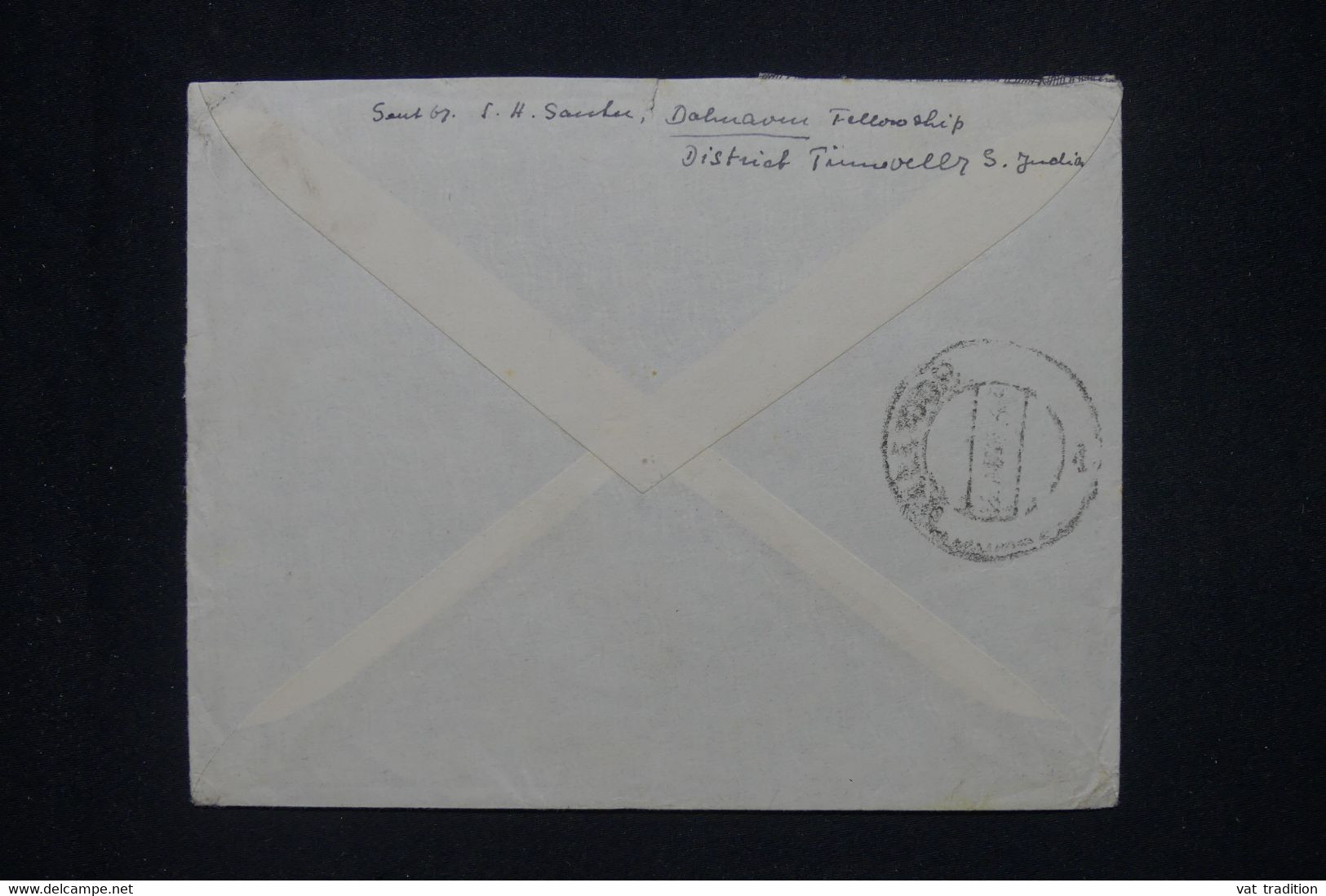 INDES ANGLAISES - Enveloppe De Dohnavur Pour La Suisse En 1938 - L 136220 - 1936-47 Koning George VI