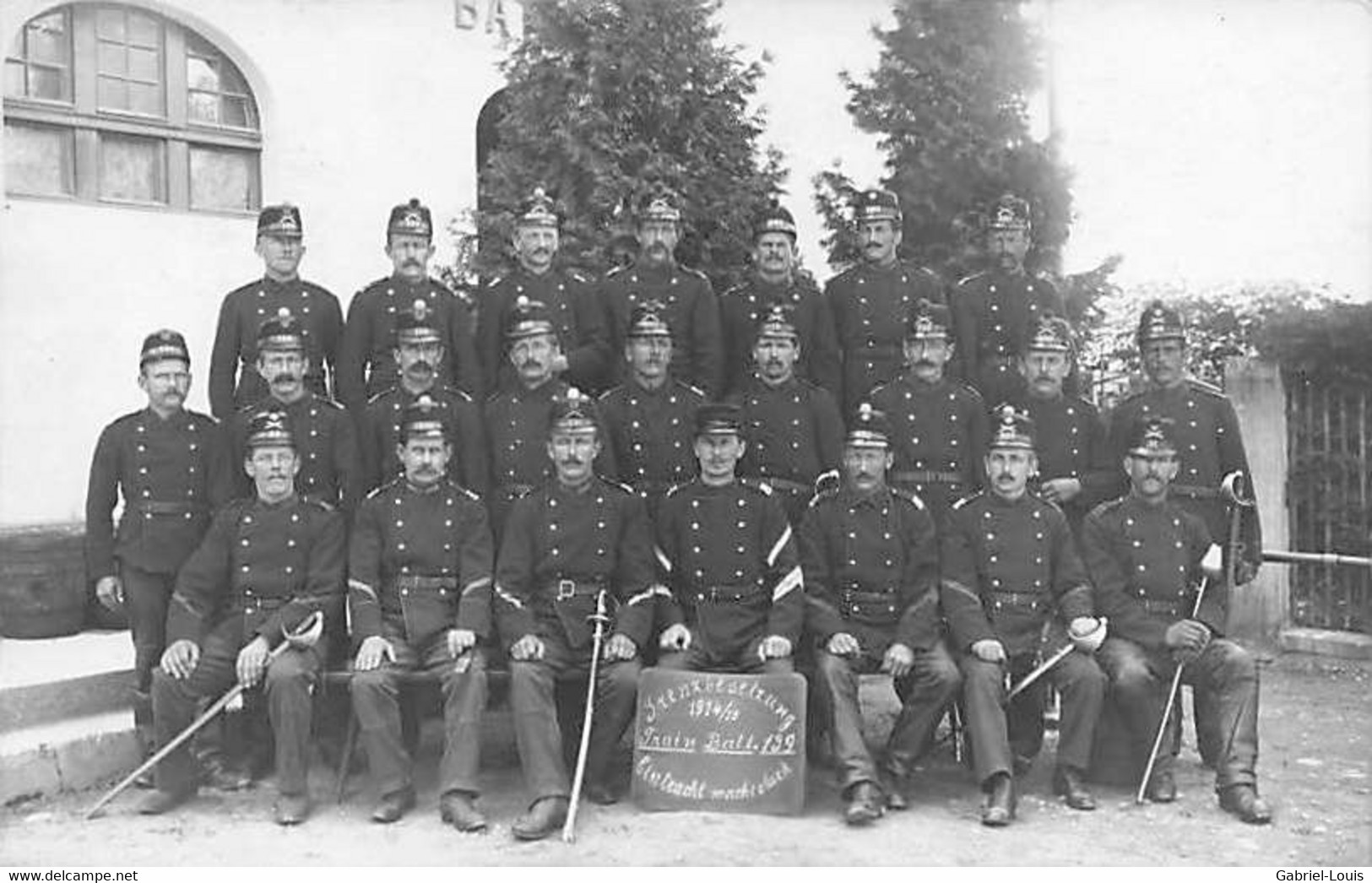 Carte-Photo Schweizer Armee - Armée Suisse - Grenzenbesetzung Occupation Des Frontières  1914-15 Train Balt.139 MIlitari - Sonstige & Ohne Zuordnung