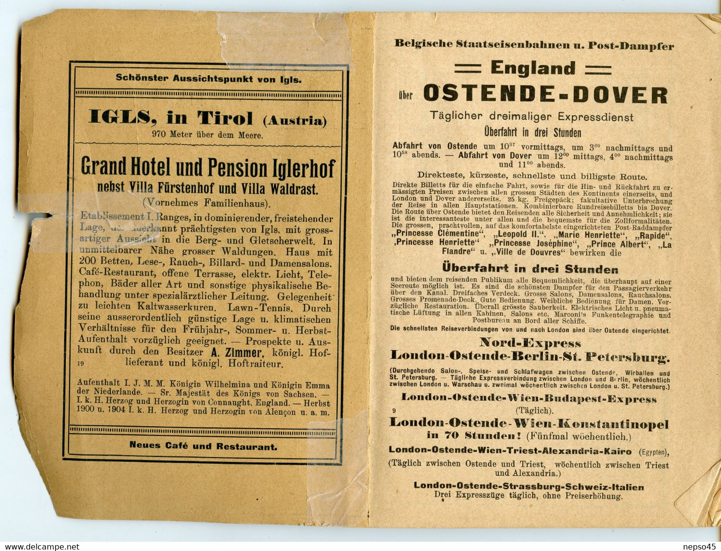 Autriche.Insbruck Und Seine Umgebung.Guide Touristique.Année 1906. - Oesterreich