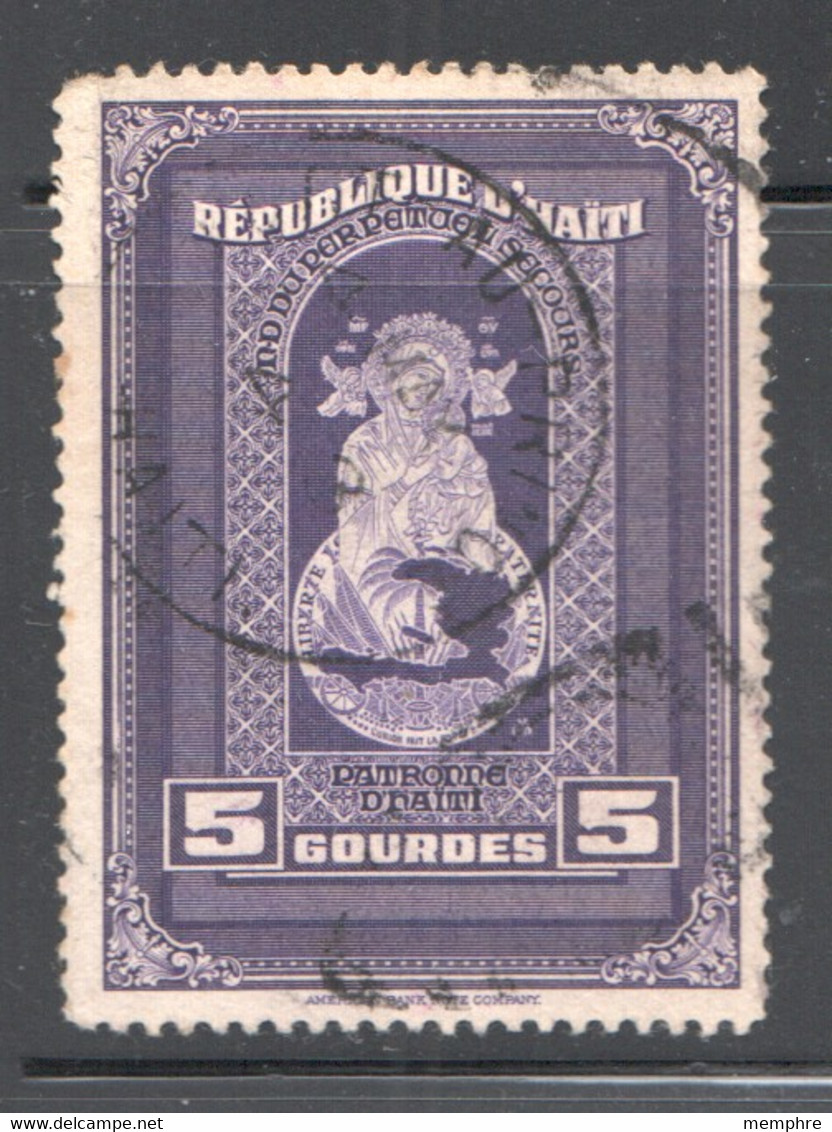 1942  Notre Dame Du Perpétuel Secours 5 Gourdes - Haití