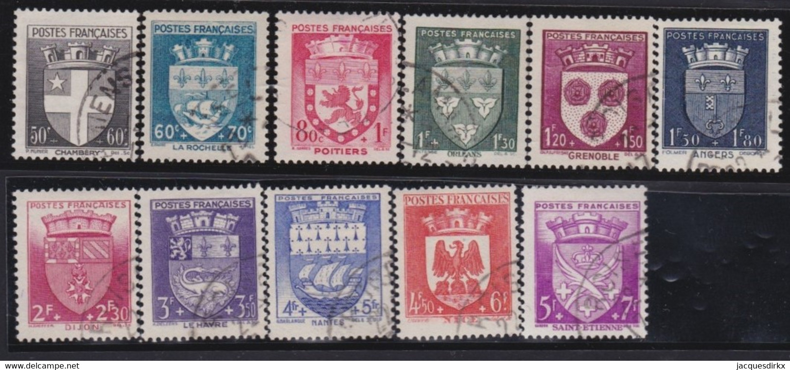 France     .    Y&T    .     553/564    .     O      .      Oblitéré - Used Stamps