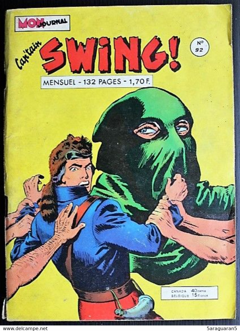 BD PETIT FORMAT - CAP'TAIN SWING - N° 92 - Février 1974 - Captain Swing