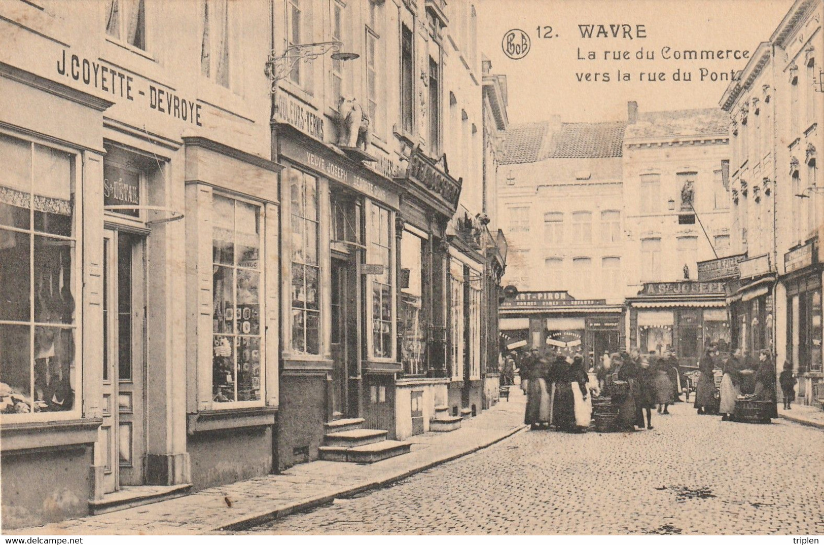 Wavre - La Rue Du Commerce Vers La Rue Du Pont - Wavre