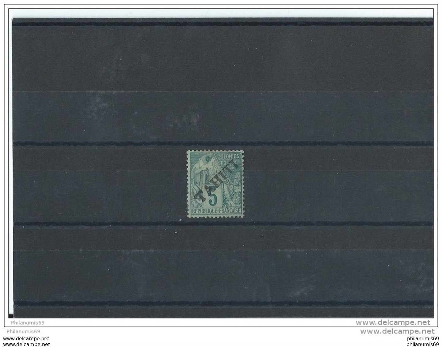 TAHITI 1893 - YT N° 10 NEUF AVEC CHARNIERE * (MLH) GOMME D'ORIGINE TTB - Unused Stamps