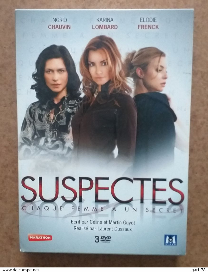 Coffret De  3 DVD : SUSPECTES, Chaque Femme A Un Secret Avec Ingrid Chauvin, Karina Lombard Et Elodie Frenck - Séries Et Programmes TV