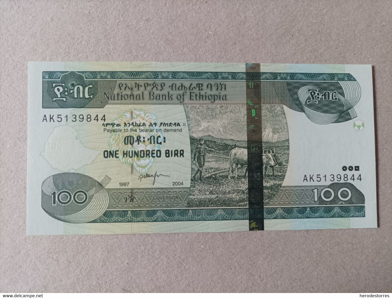 Billete De Ethiopia De 100 Birr, Año 2004, UNC - Ethiopie